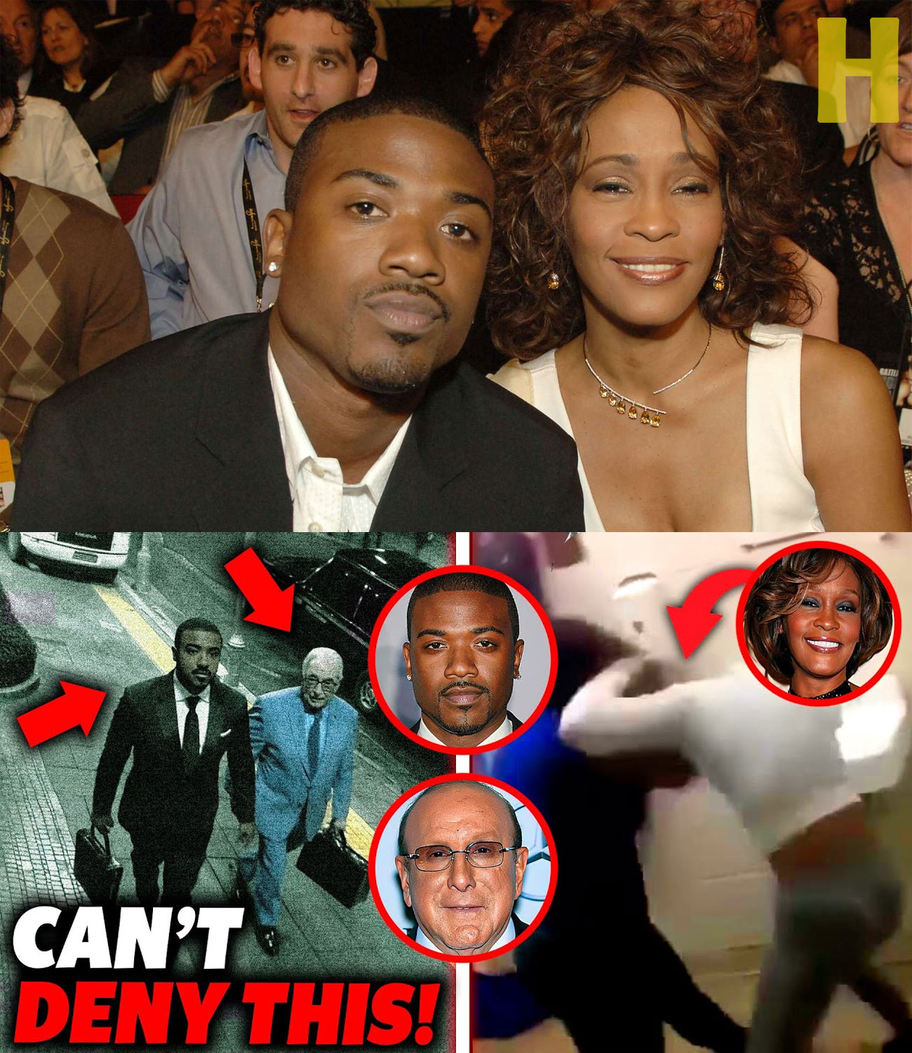 RAY J & CLIVE DAVIS EXPOSED! New Footage Proves HUGE Pay-Out After Whitney’s De@th.