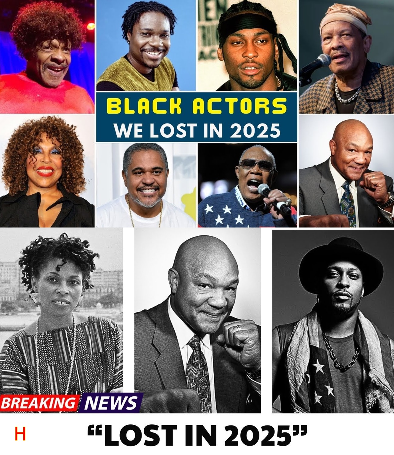 100 Black Actors Tragically Passed Away in 2025