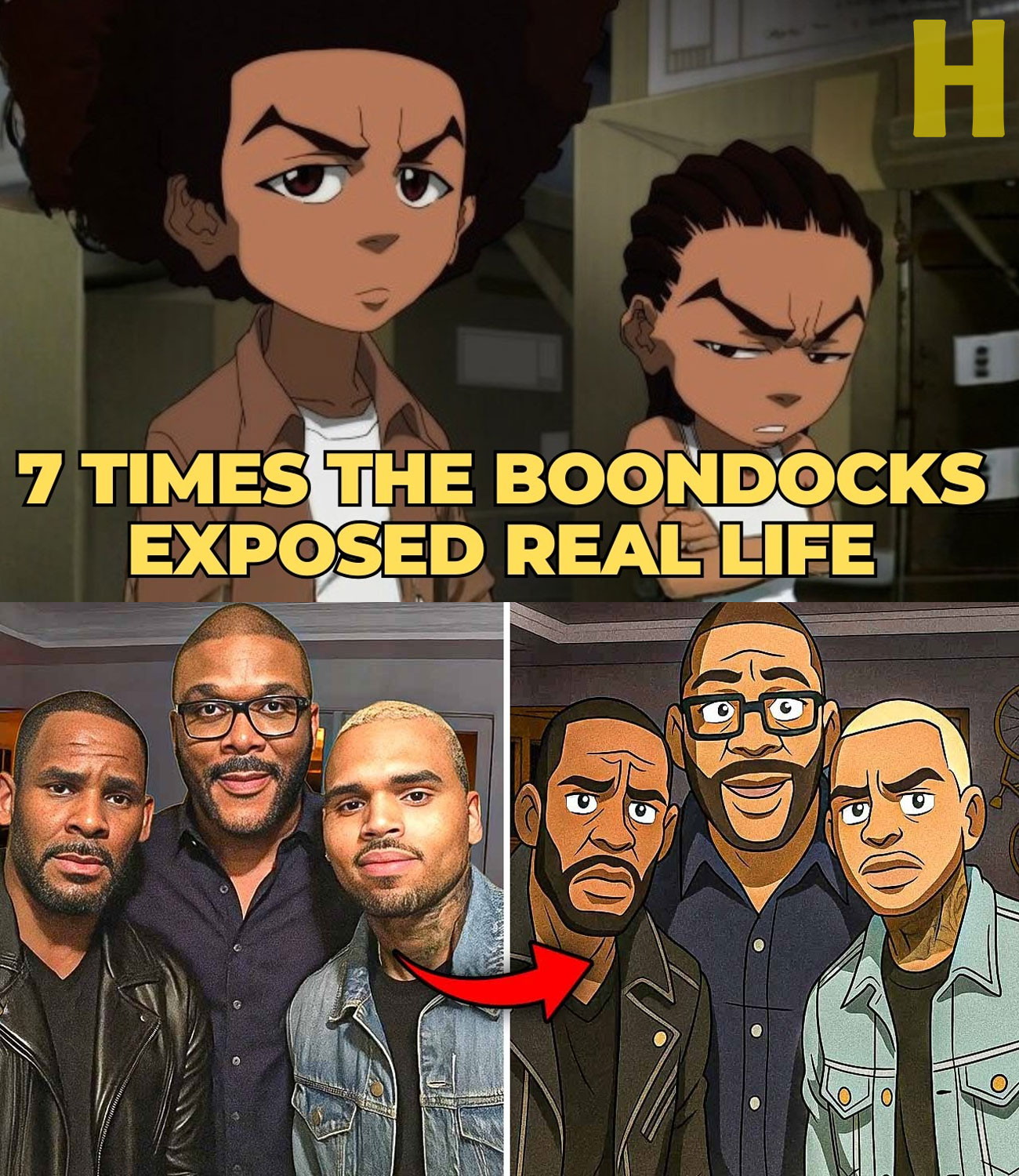 7 Times The Boondocks EXPOSED Real Life Actors.