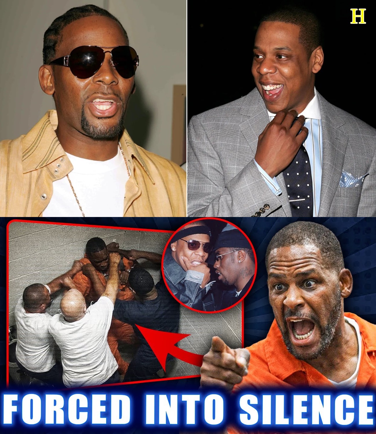 R. Kelly EXPOSED Diddy & Jay-Z’s Secrets Same Day He Got STABBED In Prison!