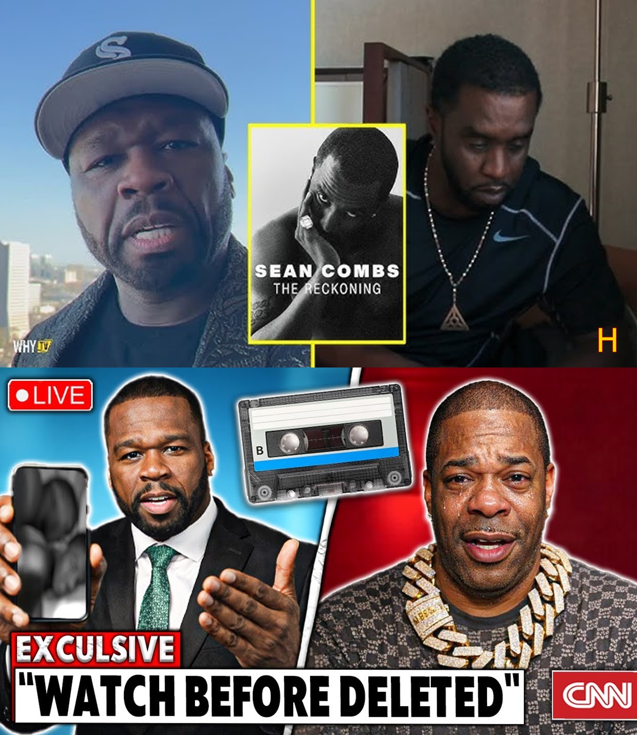 50 Cent’s New Documentary Finally Breaks the Silence on Diddy & Busta Rhymes!