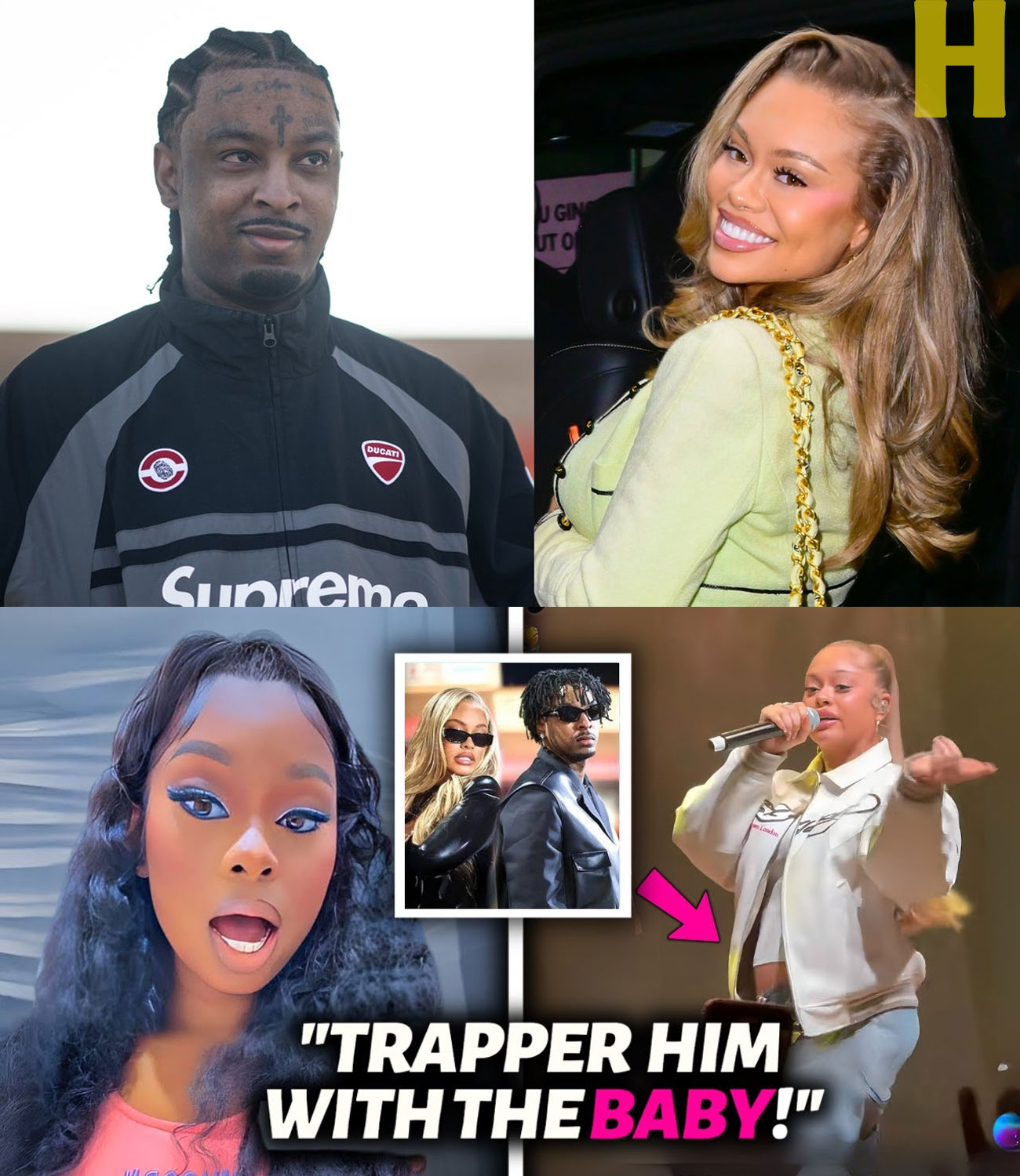 21 Savage’s Wife Threatens Latto For Breaking Her Marriage.