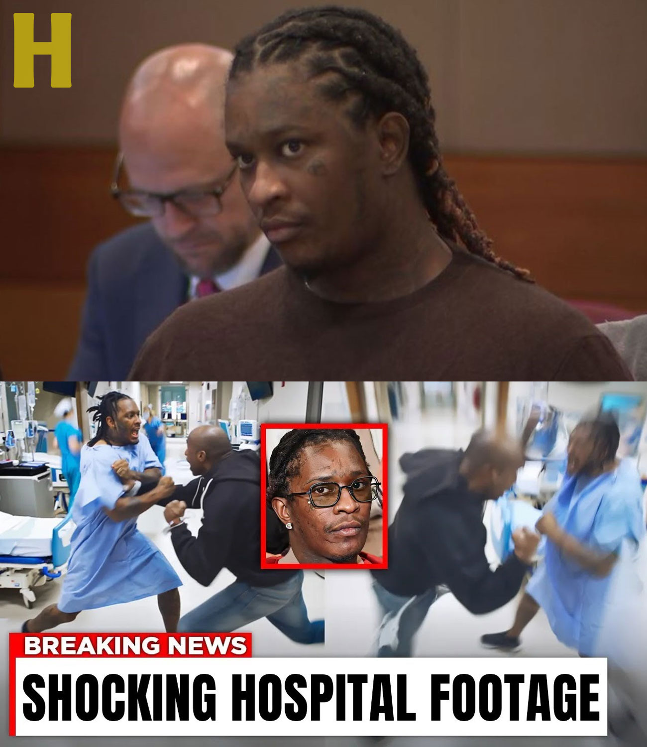 New Footage of Young Thug and YSL Woody at the Hospital Goes Viral.