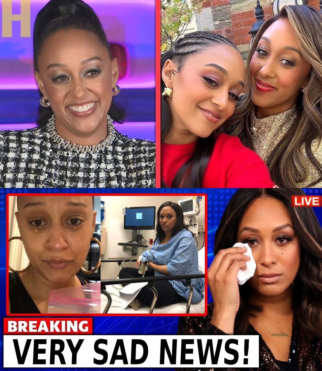 Tamera Mowry Touches Our Hearts With This Tearful GOODBYE To Her Sister After Tragic Diagnosis.