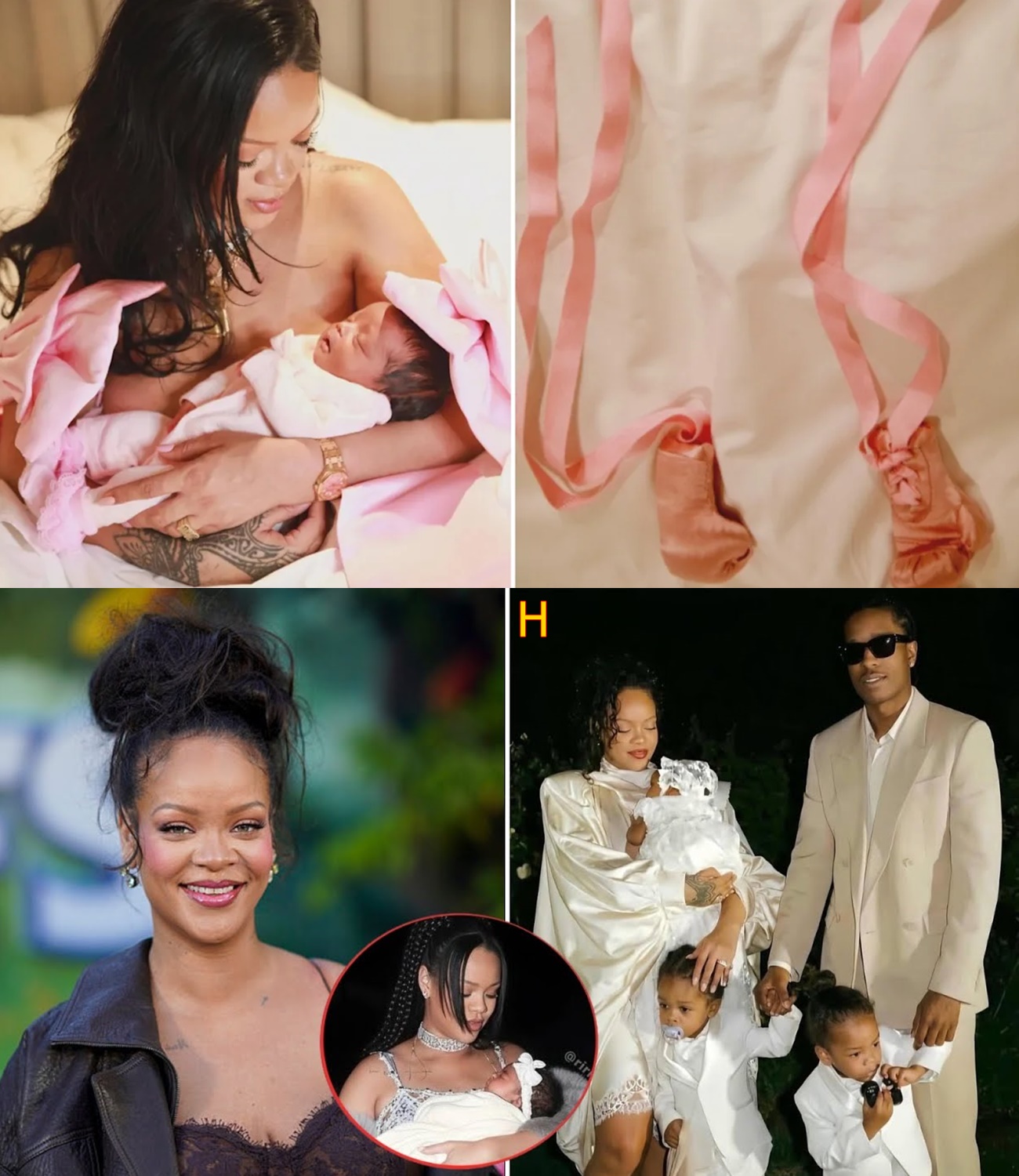 Rihanna & A$AP Rocky Finally Share First Family Photo After Welcoming Baby Girl Rocki Irish Mayers
