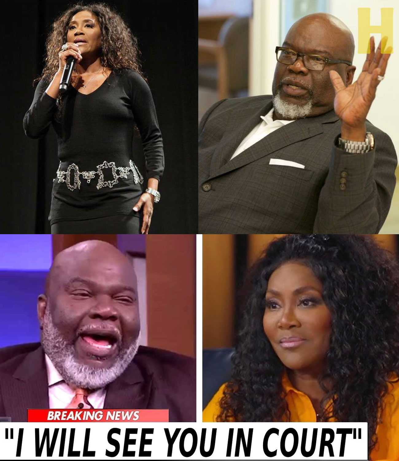 At 66, Juanita Bynum Finally CONFRONT T.D. Jakes During Live Church!