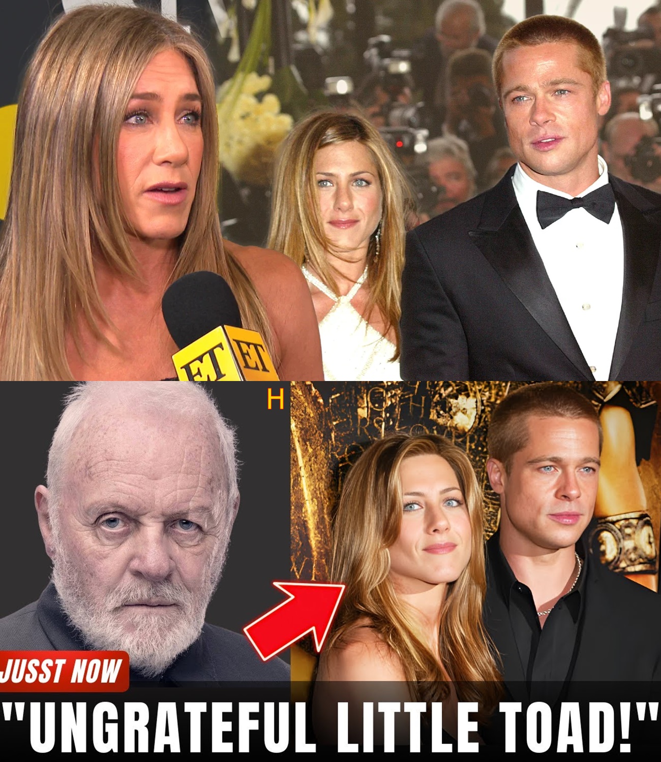 At 88, Anthony Hopkins Finally Opens Up About Brad Pitt and Jennifer Aniston…It Was Truly Tragic