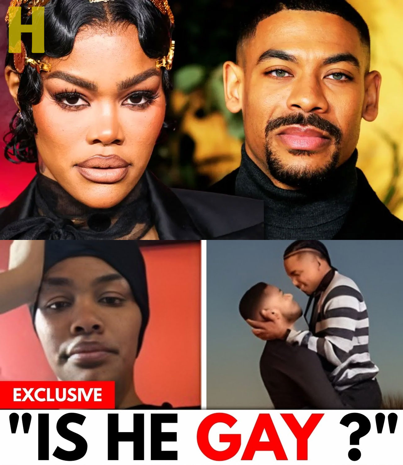 Aaron Pierre CAUGHT With Another Man?! Teyana Taylor Exposes EVERYTHING.
