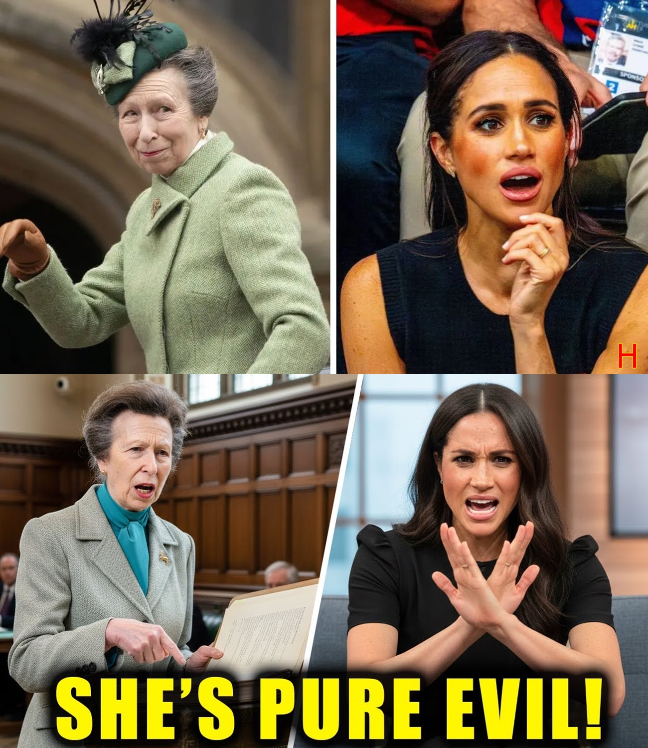 Meghan Markle THREATENS Royal Family In Public – Princess Anne SHUTS Her DOWN Overnight!