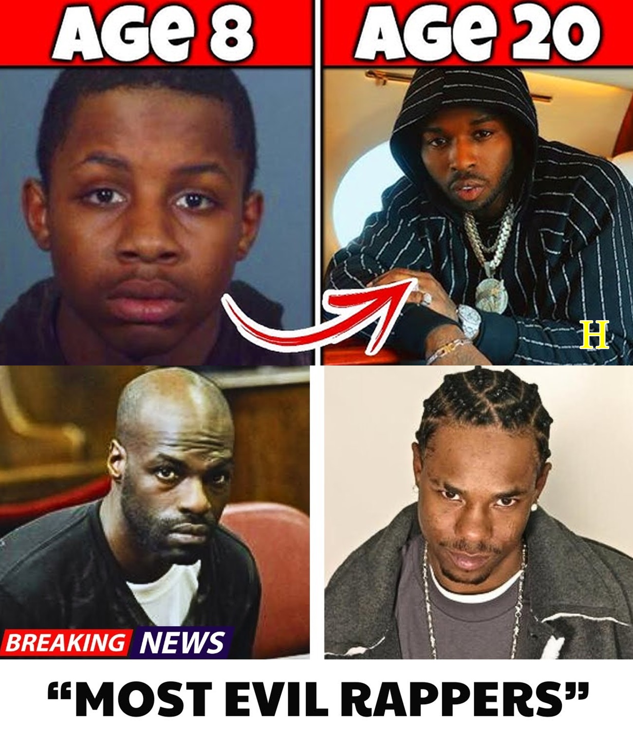 The MOST EVIL RAPPERS Of All TIME | From Fame to Infamy