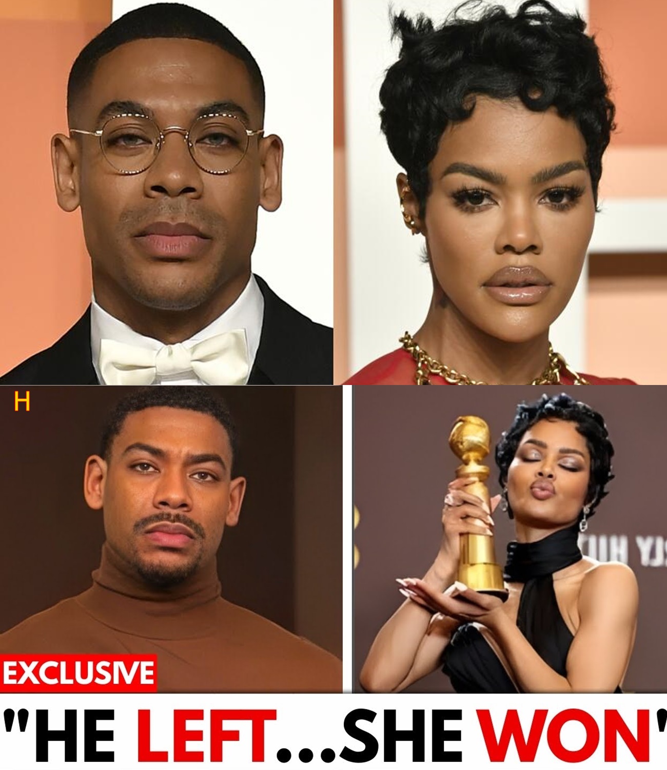 Aaron Pierre DUMPED Her…So Teyana Taylor Did The UNTHINKABLE At Golden Globes