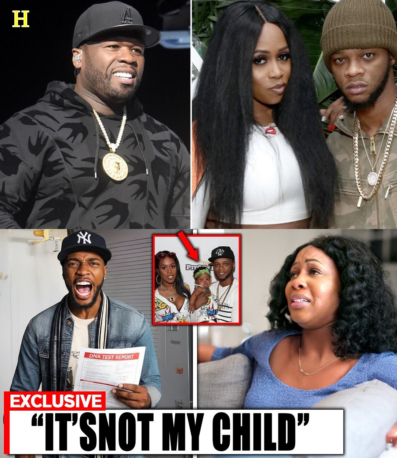 Papoose LOSES CONTROL After DNA EXPOSES 50 Cent as Father of Remy Ma’s Daughter!