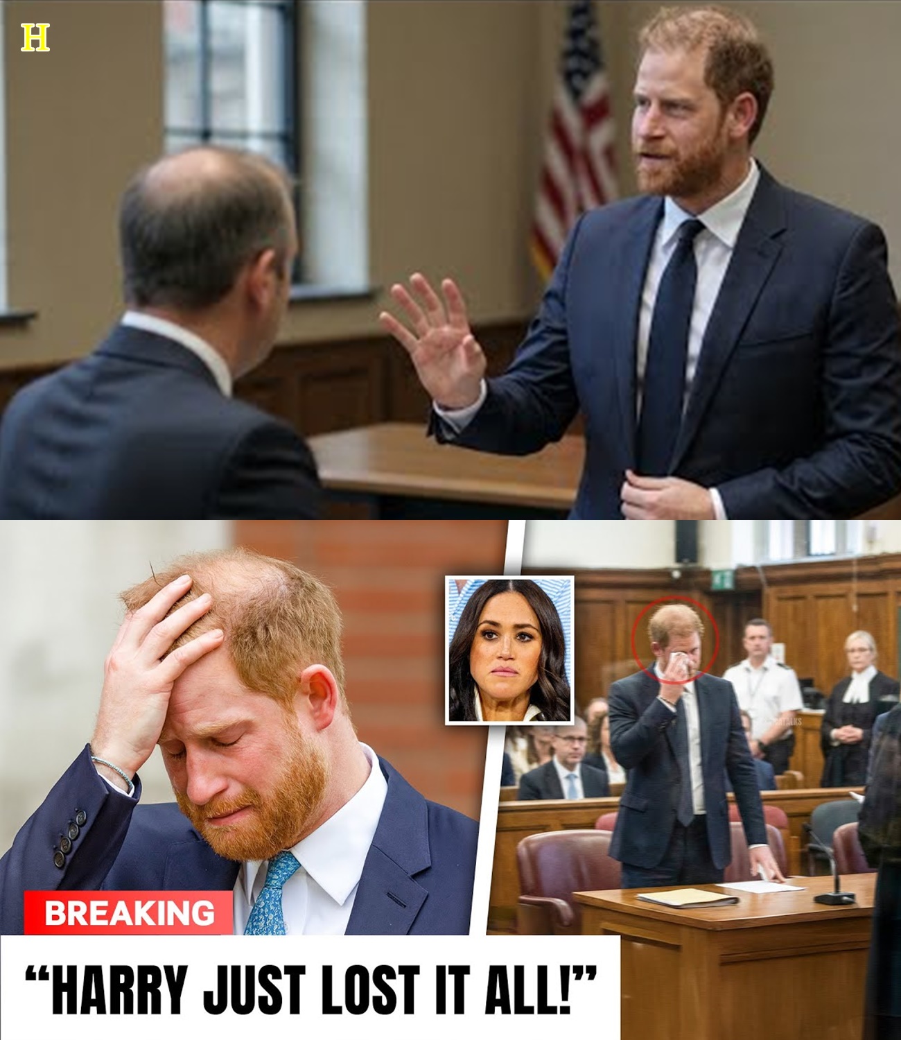 Harry GOES NUTS In Court Judge Issues STERN Warning As Legal Team QUITS!
