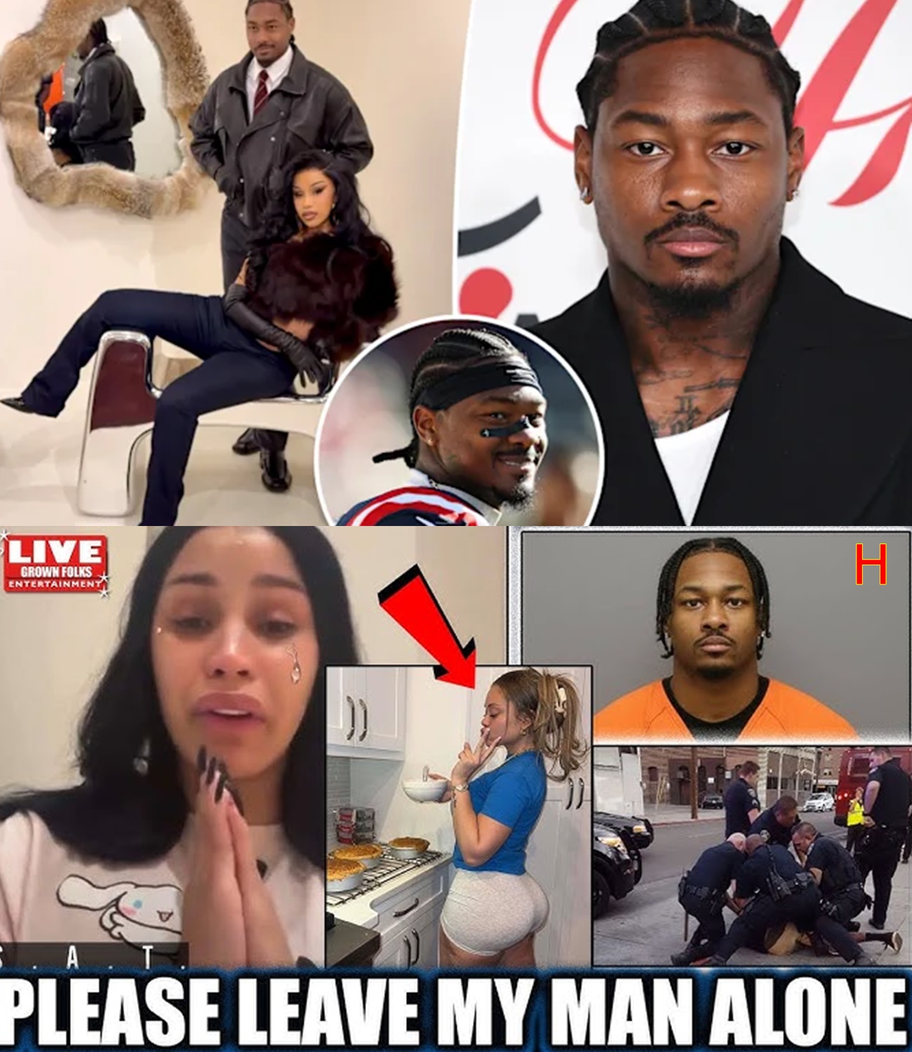 Cardi B begging Stefon Diggs Thick Personal Chef to Drop all Charges(YOU MUST SEE THIS)