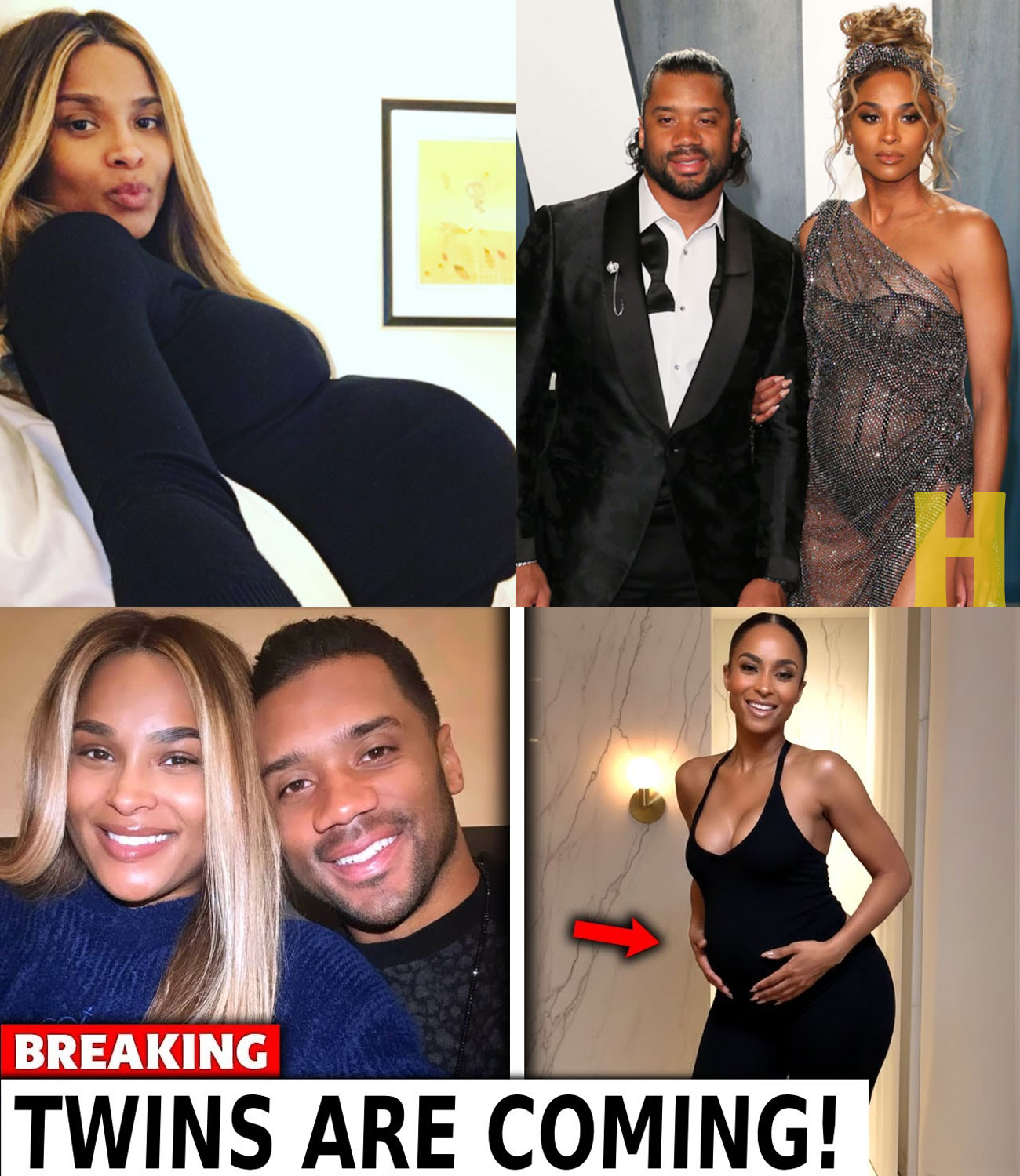At 40, Ciara FINALLY Confirm… Pregnant Again With TWINS!