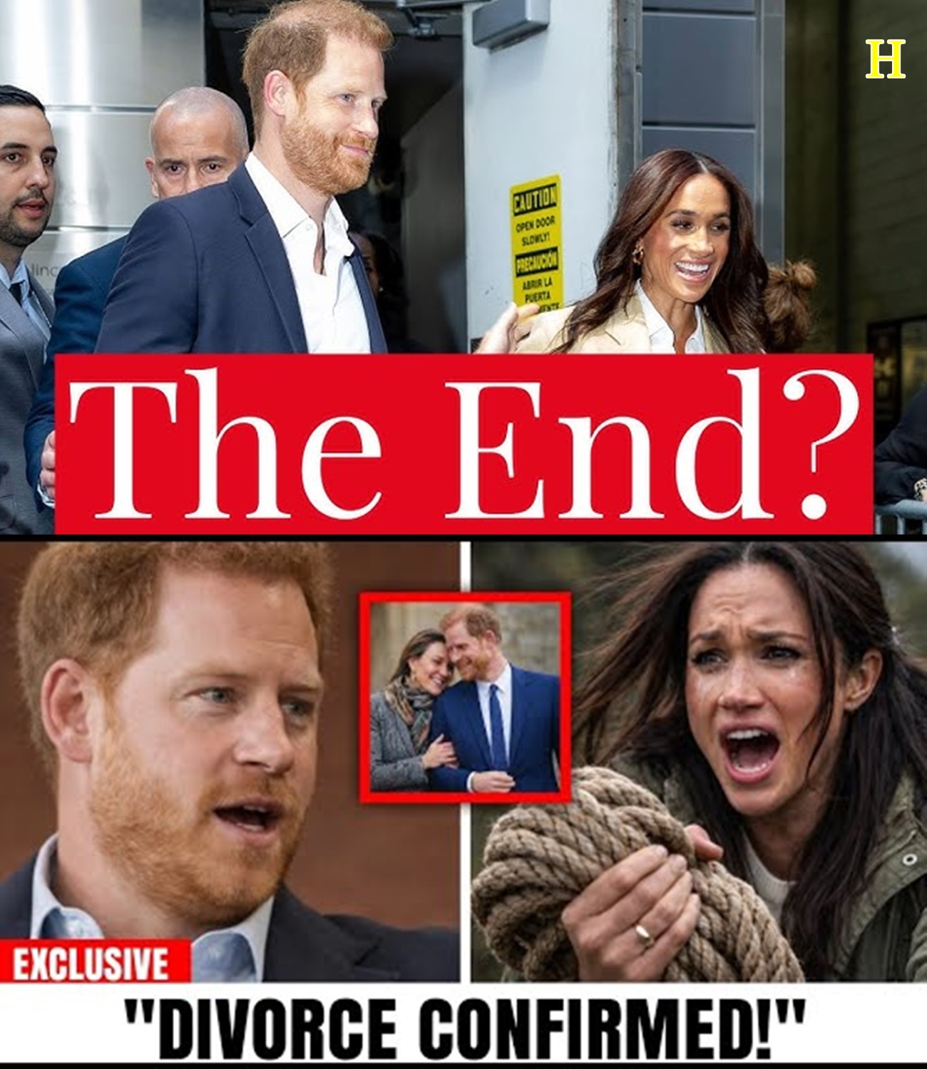 SU*CIDE ATTEMPT! Meghan LOSES IT as Harry Tells Her He’s Divorcing Her For Ex, Charlotte Griffith