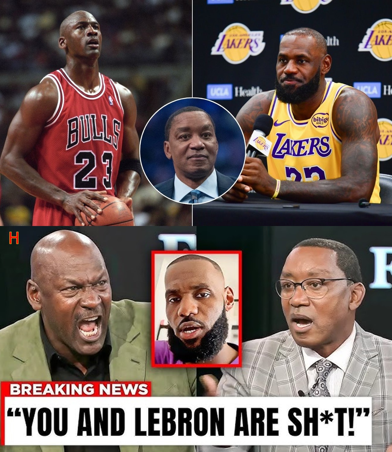 Michael Jordan GOES OFF at Isiah For Saying LeBron James Is Better