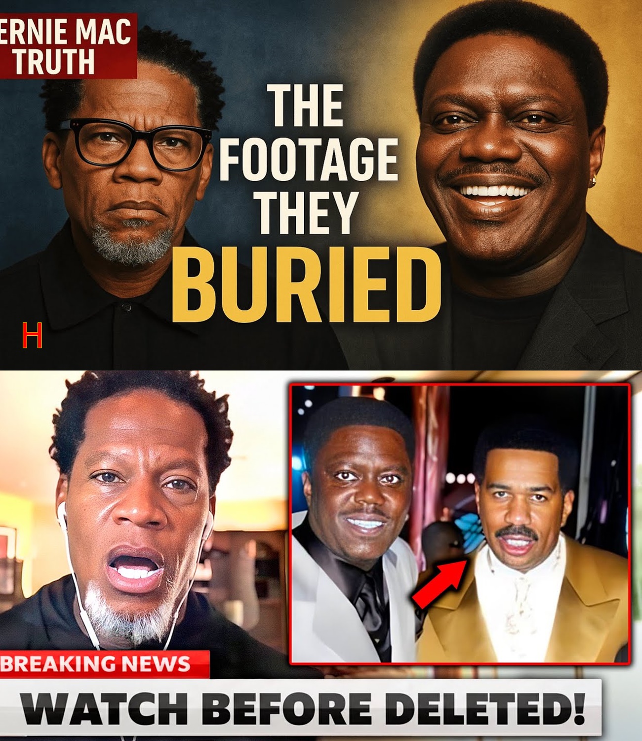 At 62, DL Hughley Reveals The Footage They Tried To Bury After Bernie Mac’s Death