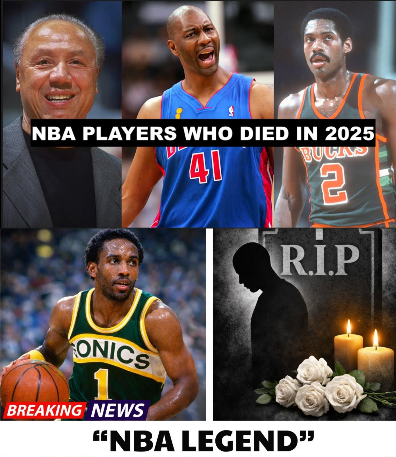 17 Former NBA Players Who Passed Away In 2025