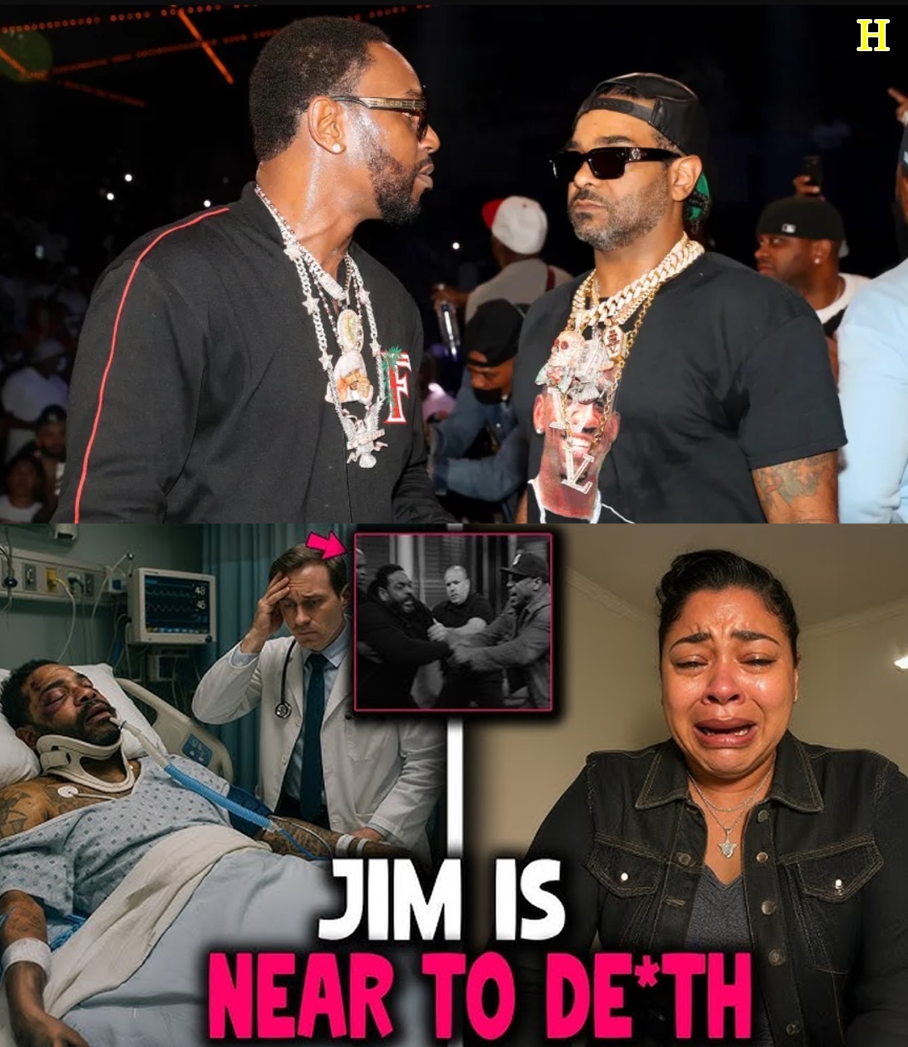 BREAKING! Jim Jones FIGHTS for Life After BRUTAL Att@ck – Cam’ron Sent To Jail.