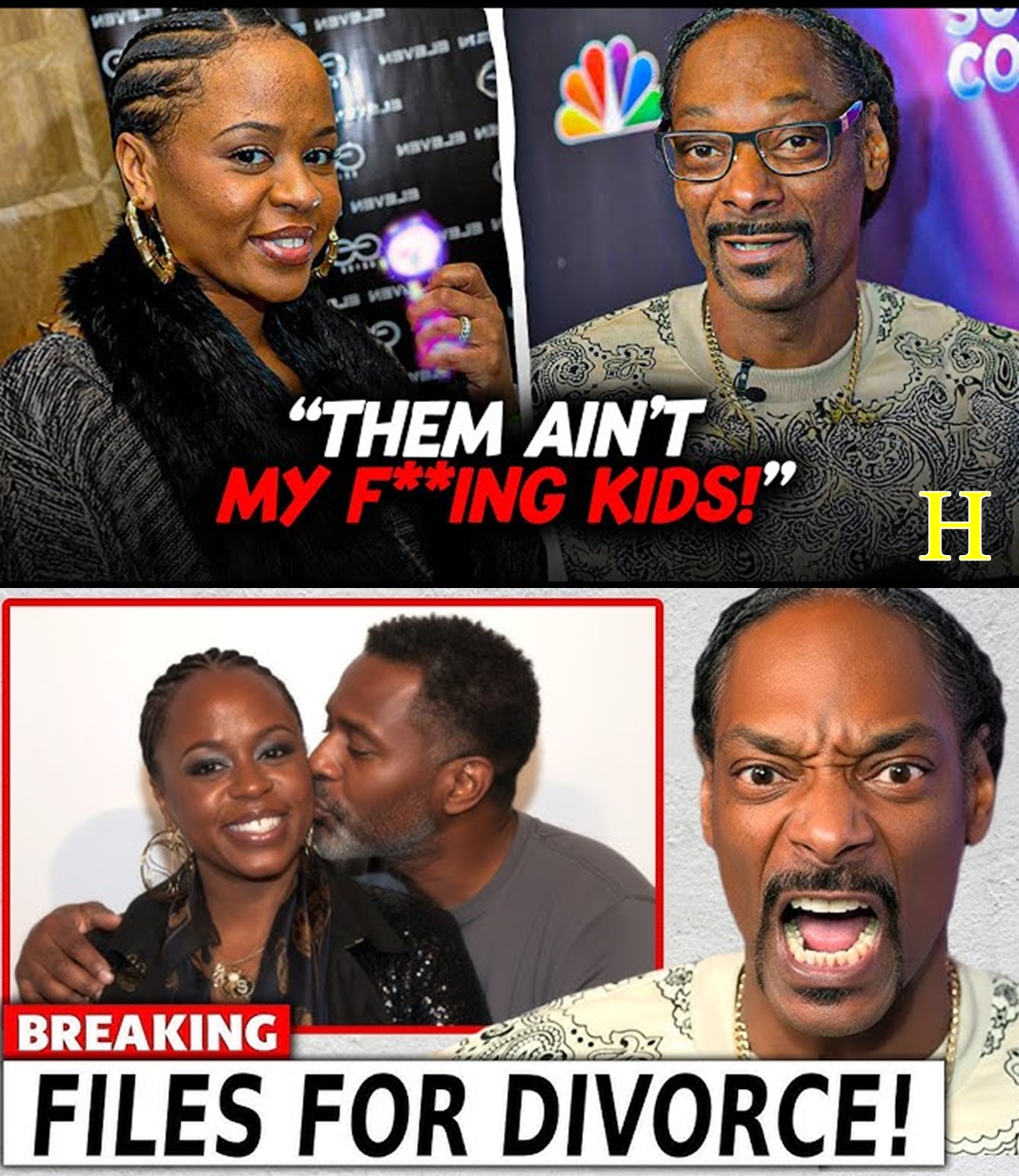 Snoop Dogg FILES FOR DIVORCE After DNA Test –”These Are All Your LOVER’S Kids!”