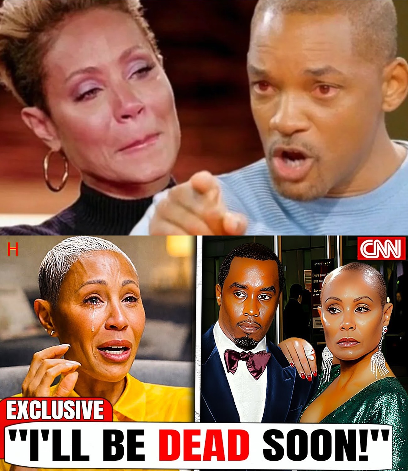 Jada Smith Panics After CNN Exposes Her as Diddy’s Minion Live on Air