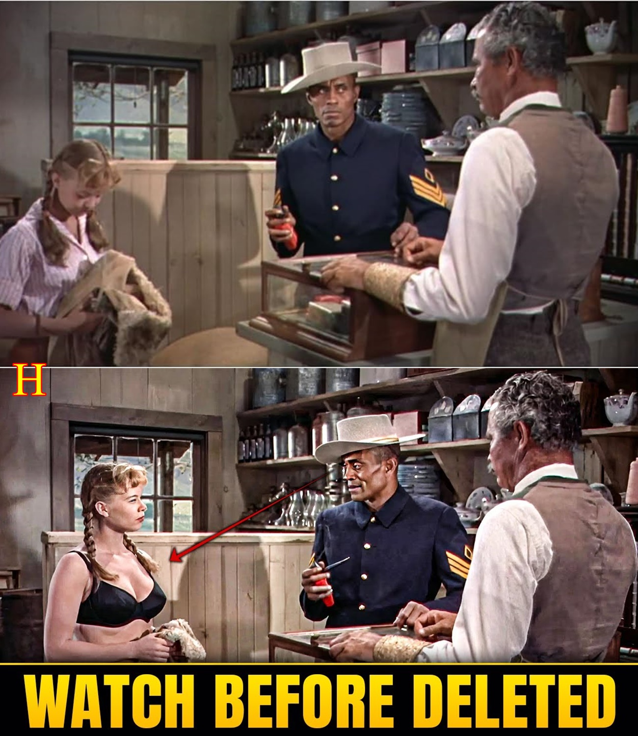 The Deleted Scene From “Sergeant Rutledge” (1960) No One Supposed To See