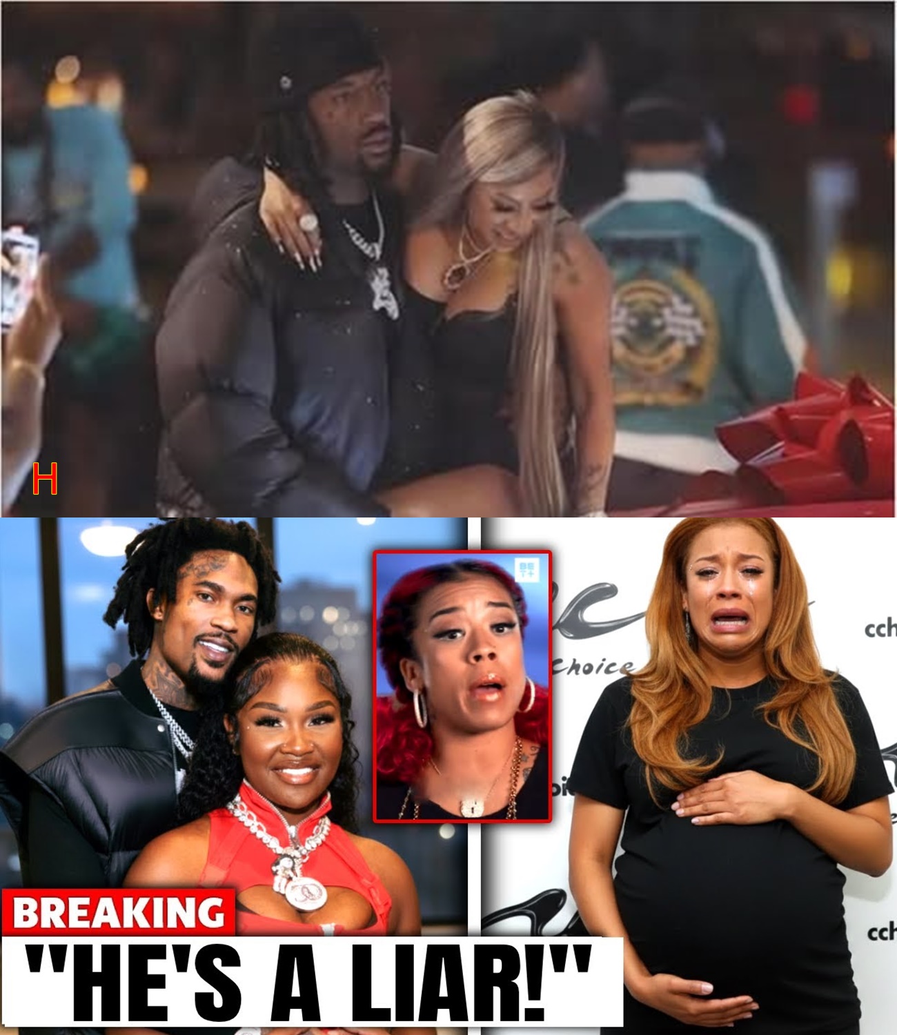 CHEATING Days After Keyshia Cole Gets PREGNANT – Hunxho Caught w ANOTHER Side Chick!