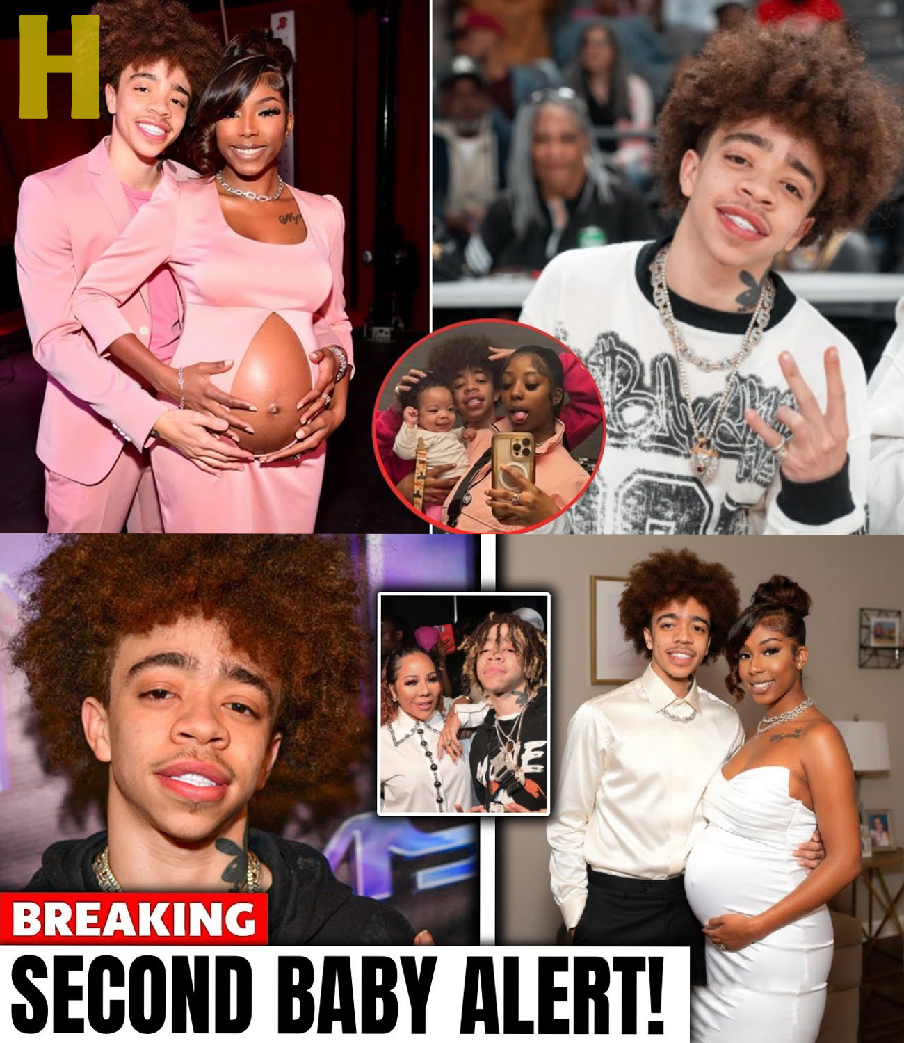 BREAKING King Harris Confirms 2nd Baby With J’Nijah Nana At JUST 21 & The Internet Is Going Wild.