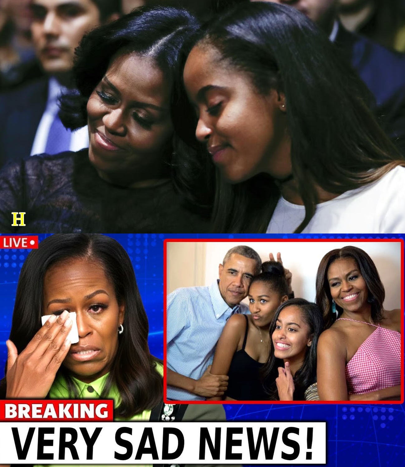 Michelle Obama BREAKS DOWN After Her Daughters Reveal This Painful Truth…