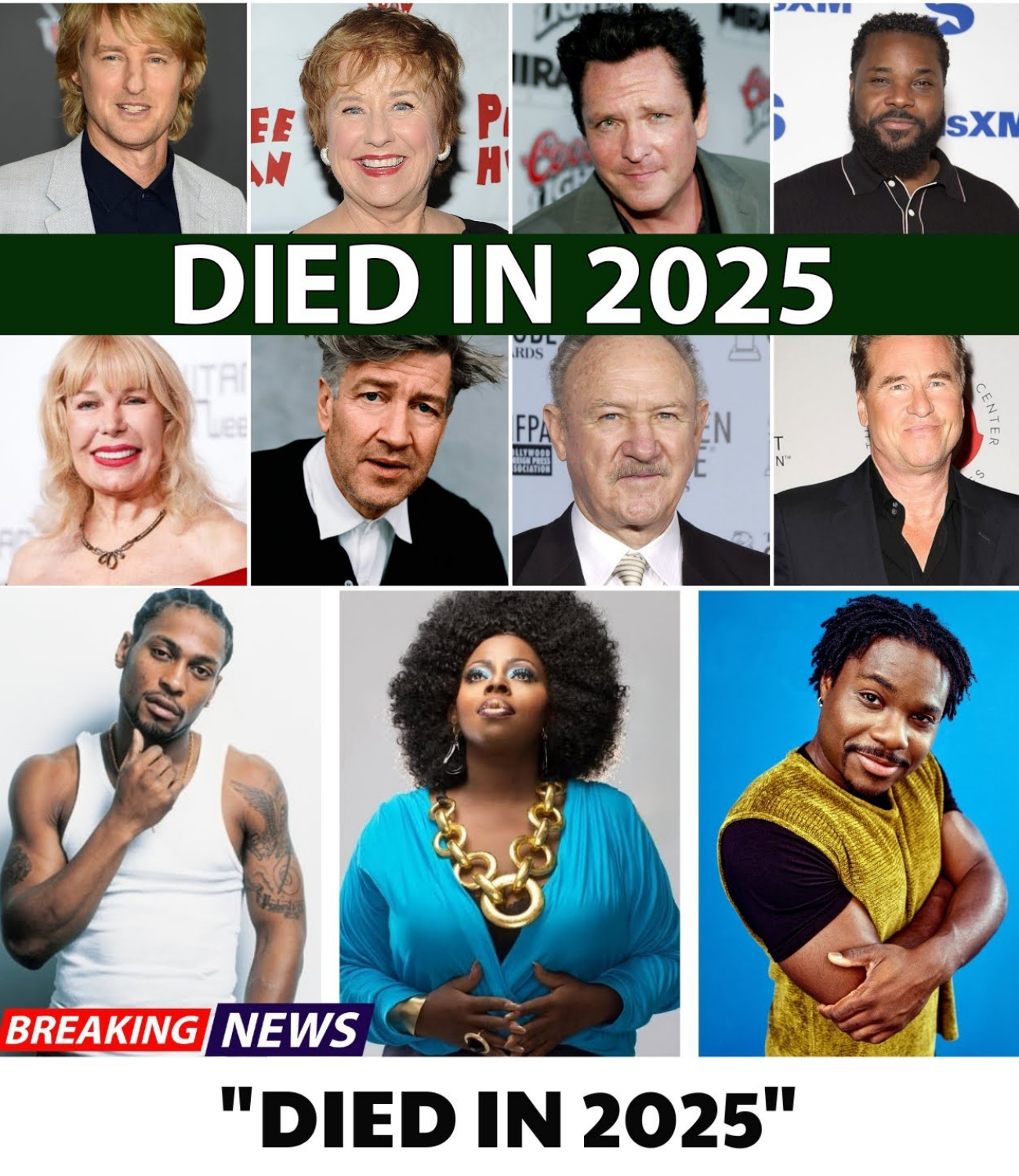 50 Famous Celebrity Who DIED So Far in 2025!