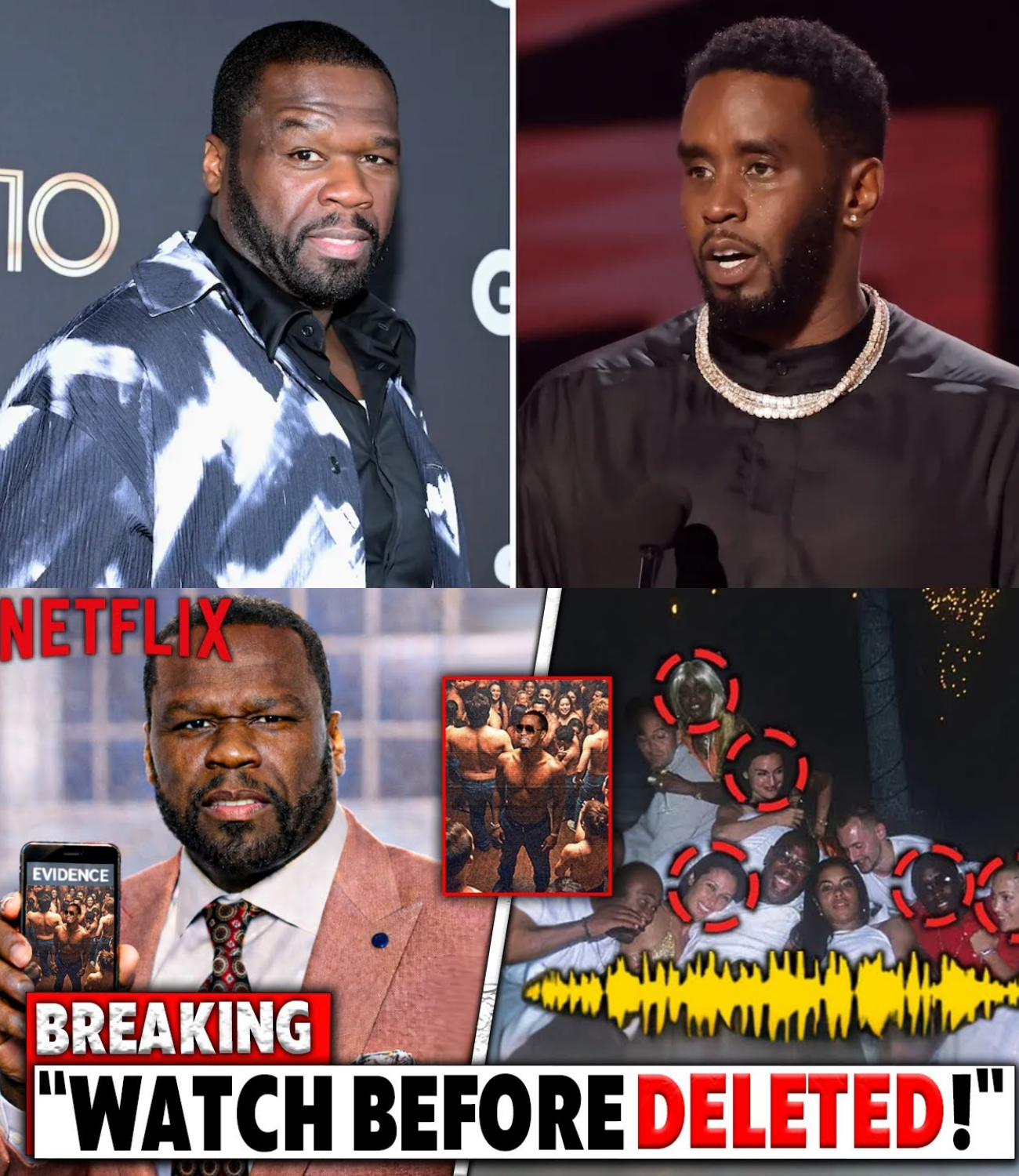 50 Cent Drops Shocking Never-Before-Seen Footage of Diddy — Netflix Documentary OUT NOW!