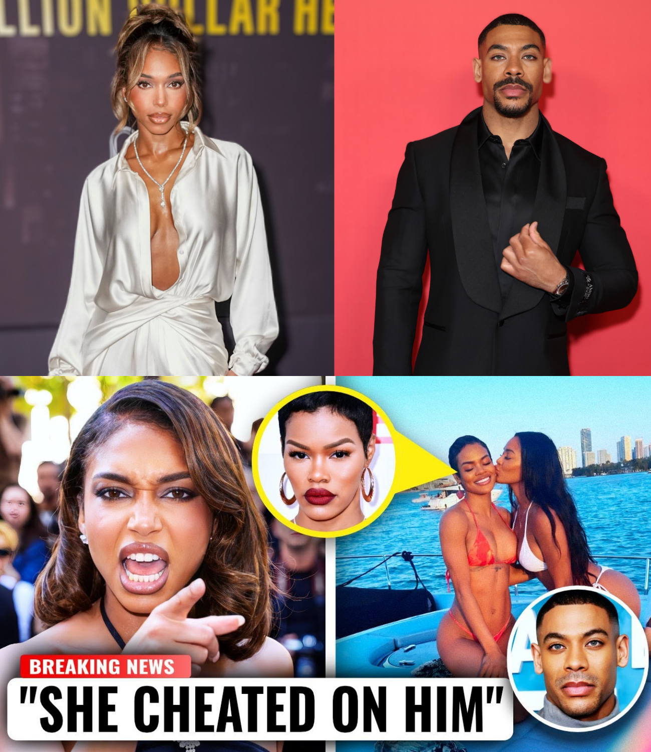 Lori Harvey EXPOSES Teyana Taylor’s Secret Lesbian Lover │Reveals Why Aaron Pierre Cheated!