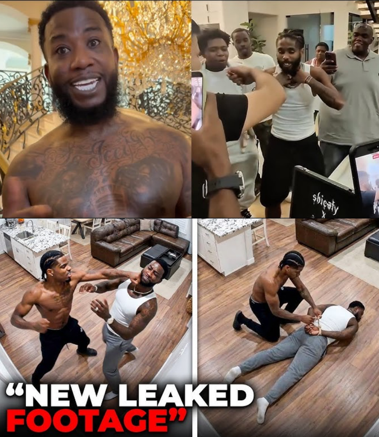 New Fight Footage Between Pooh Shiesty & Gucci Mane Goes Viral