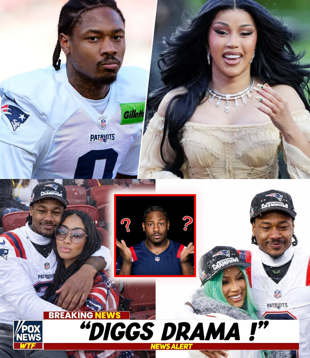 Super Bowl Drama Fuels Cardi B & Stefon Diggs Breakup Talk!