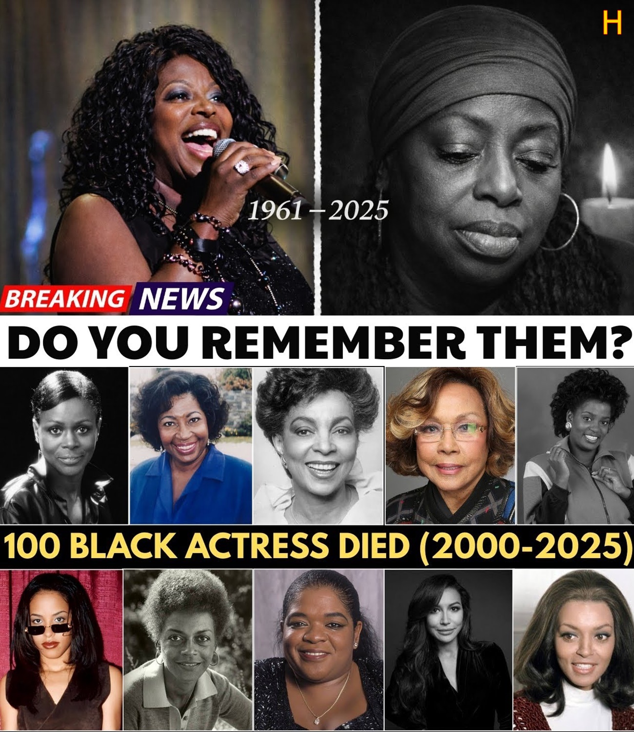 100 Black Actress Tragically Passed Away in Between (2000-2025)