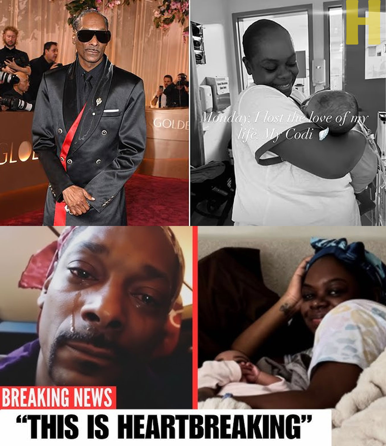 Snoop Dogg Breaks Down After Losing Grandbaby Heartbreaking Message.