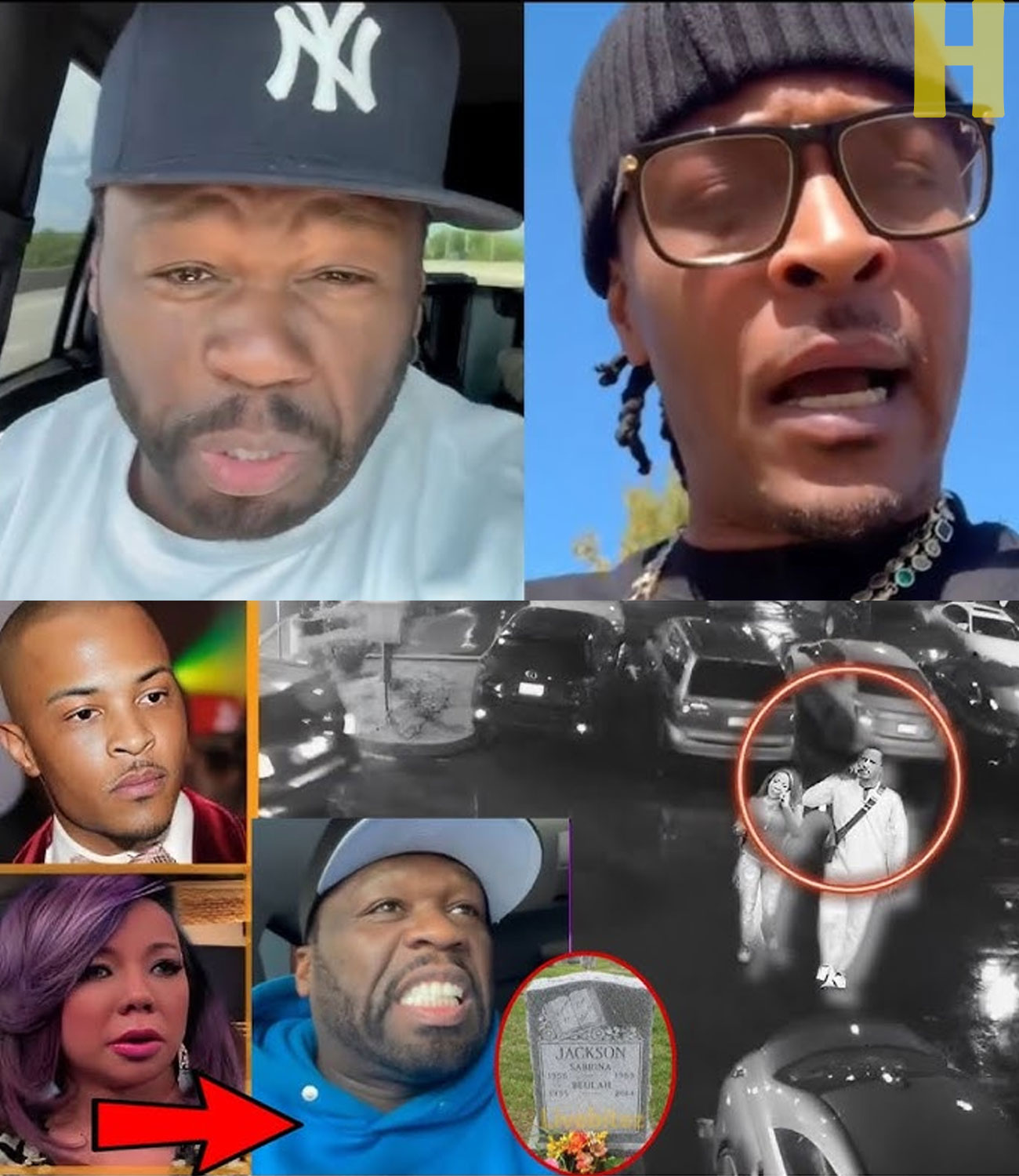 50Cent May Have Ended T.i & Wife Tiny Career After Releasing This Unforgivable Info Aft Mum Gr@ve…