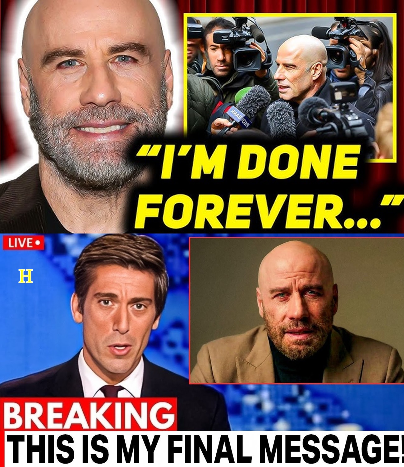 At 71, John Travolta’s Emotional Goodbye Shocks Hollywood