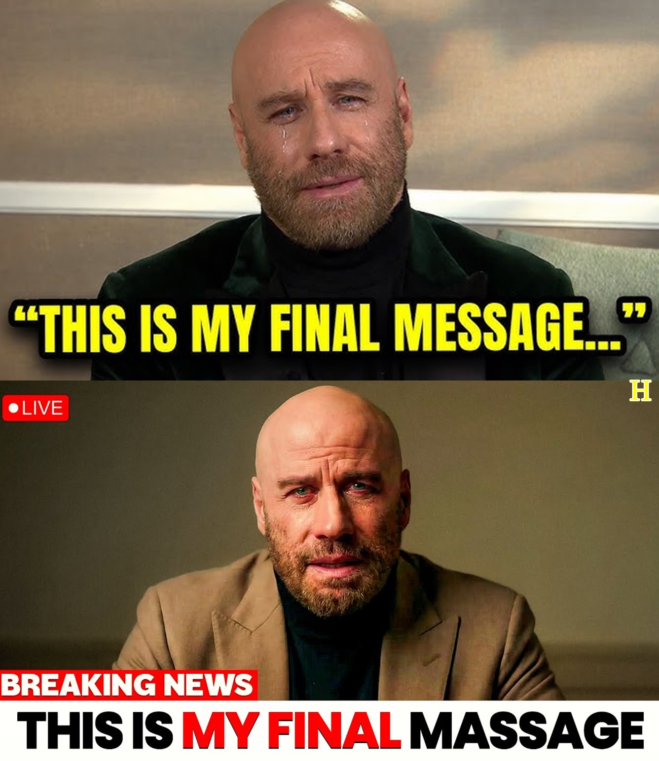 At 71, John Travolta Is Saying Goodbye