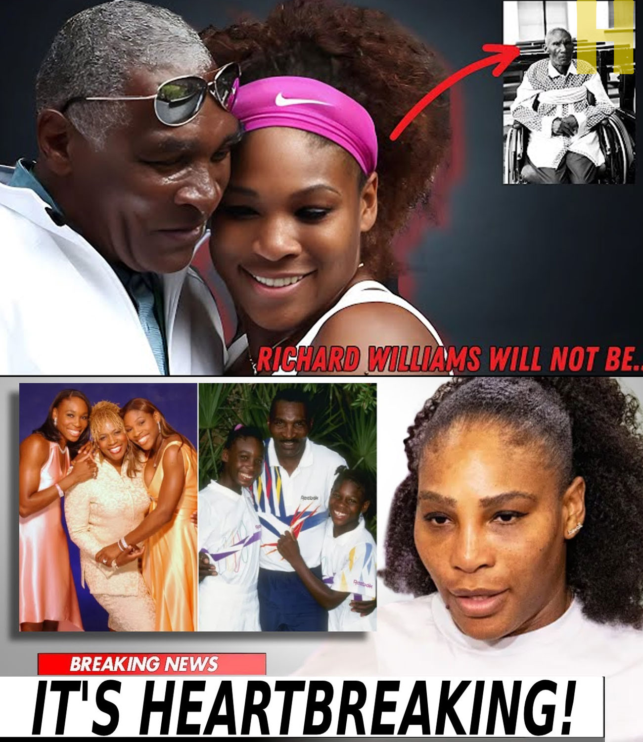Heartbreaking news about Richard Williams, father of Serena Williams, at age 81! Fans are devastated—find out what happened!