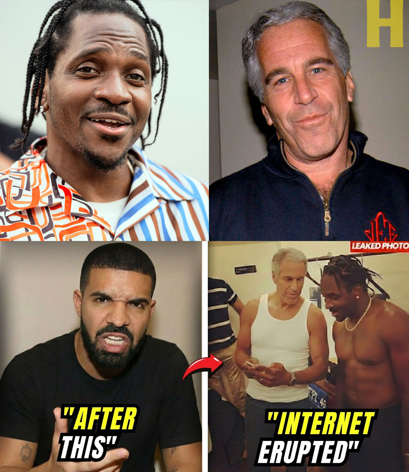 Drake Responds to Pusha T After Epstein Video Claims Drake Pusha T Reaction.