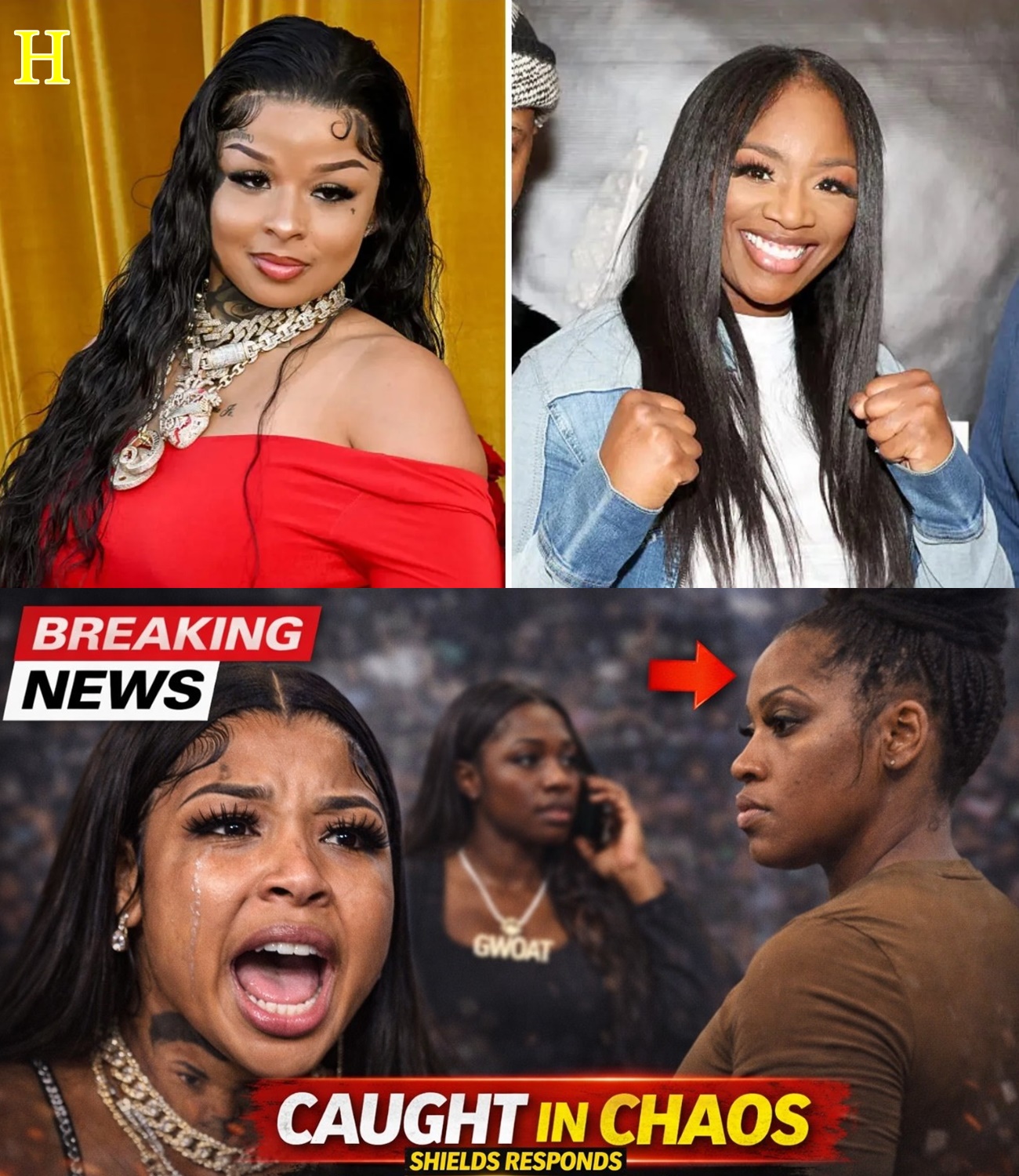 Chrisean Rock Spirals As Claressa Shields Gets Involved (It Got UGLY!)!?