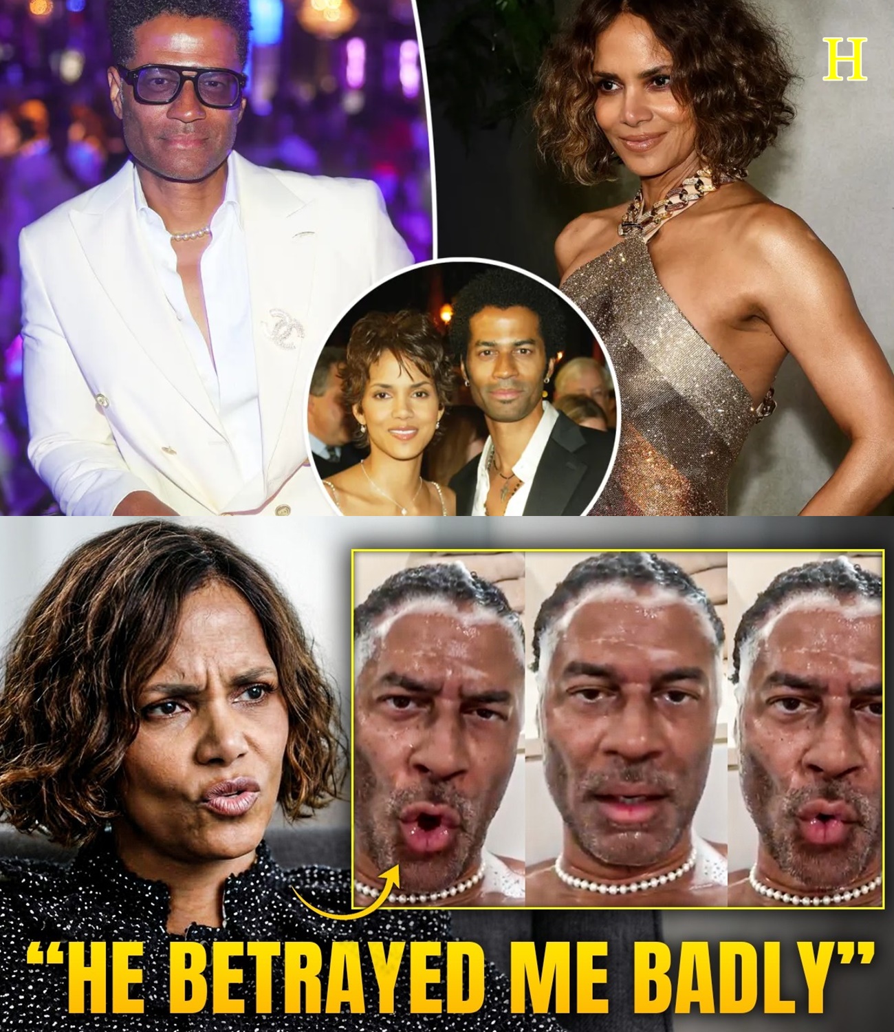 Halle Berry Reveals The TERRIFYING Secret Of Being Married To Eric Benet