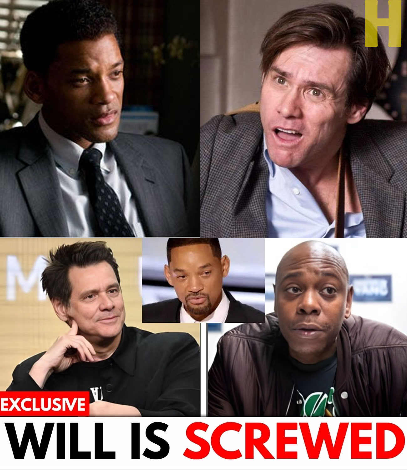 Jim Carrey, Dave Chappelle & Eddie Murphy DESTROY Will Smith (It’s Over)
