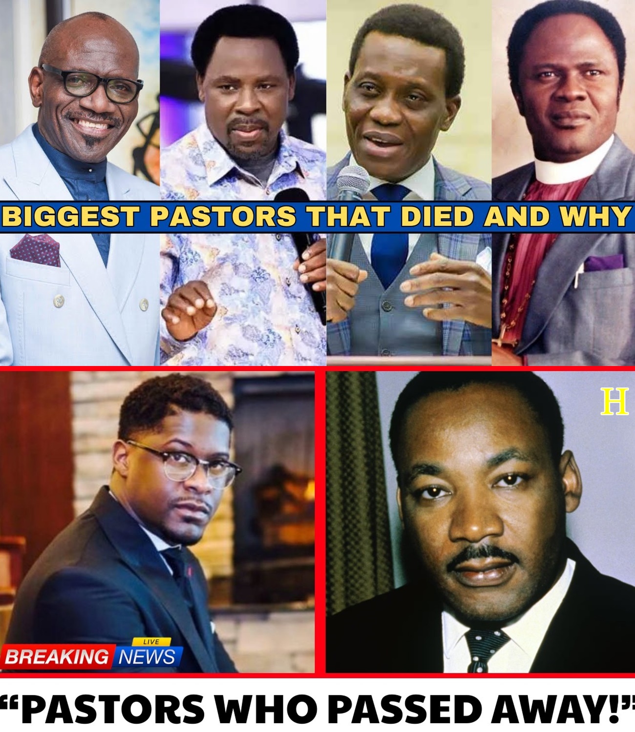 Top 15 Tragic Stories of Black Pastors Who Passed Away Then and Now 2026