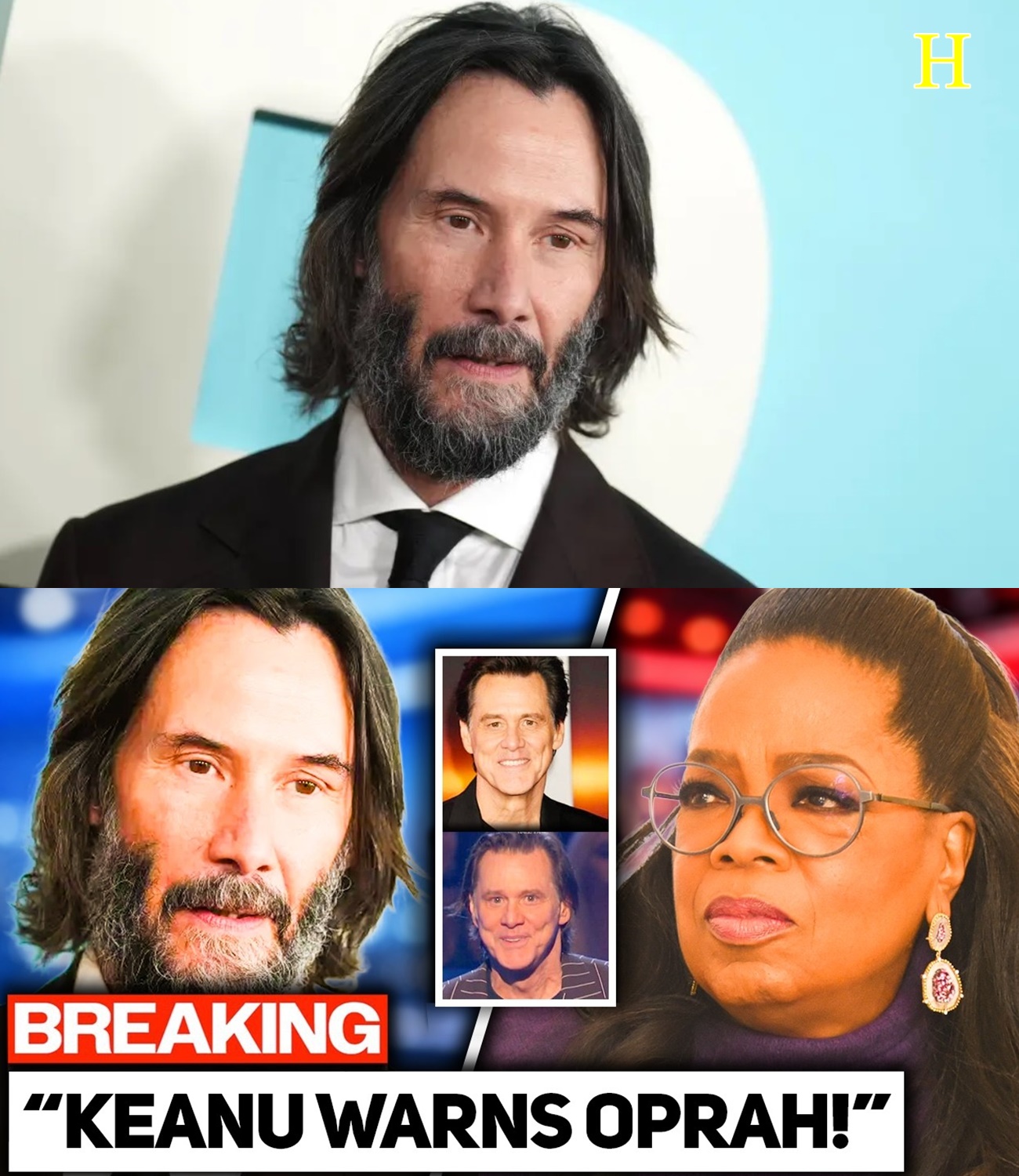 Keanu Reeves WARNED Oprah Not To Mess With Jim Carrey