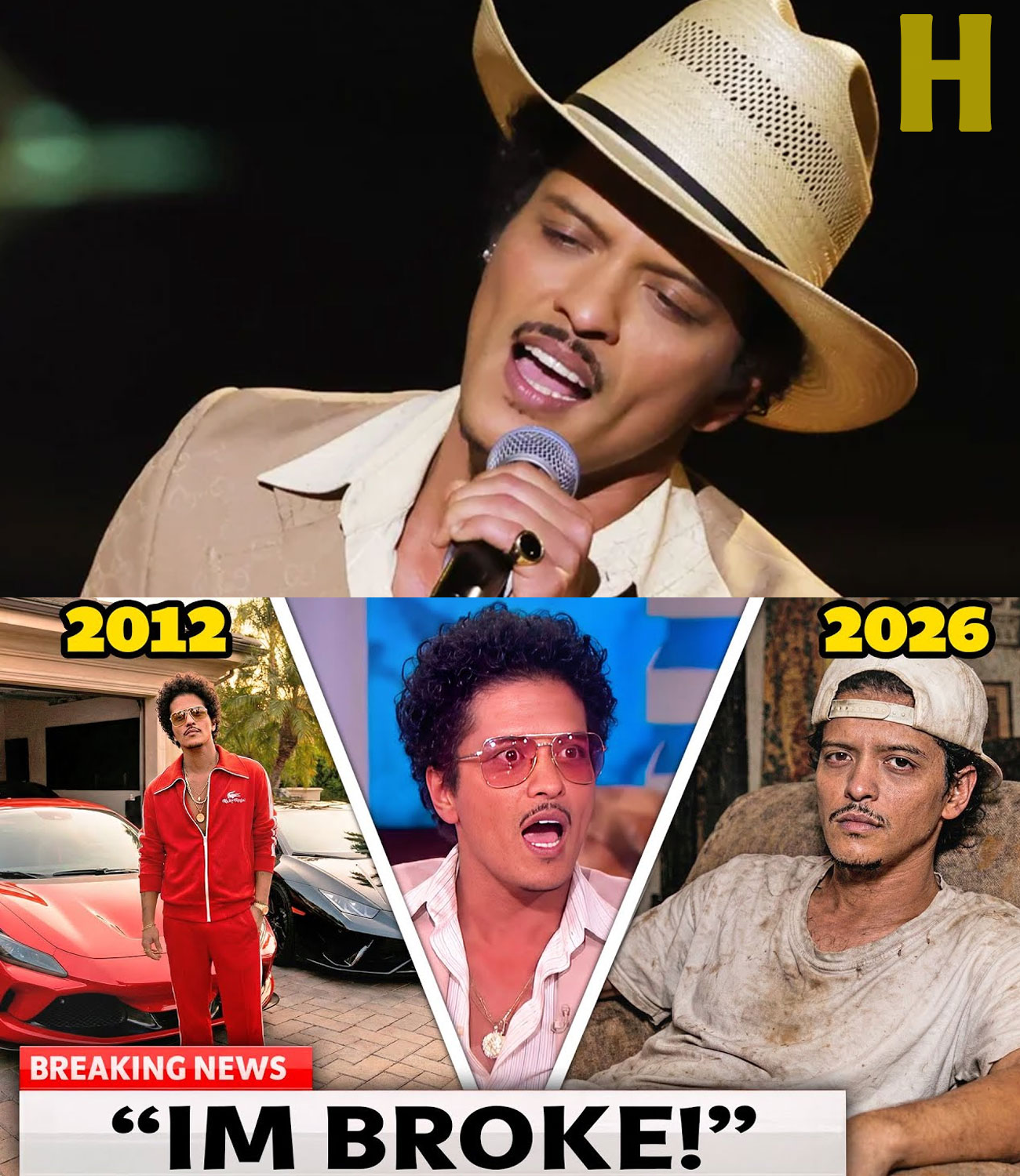 At 40, Bruno Mars Drops BOMBSHELL Revelation.. “CRIES FOR HELP!”