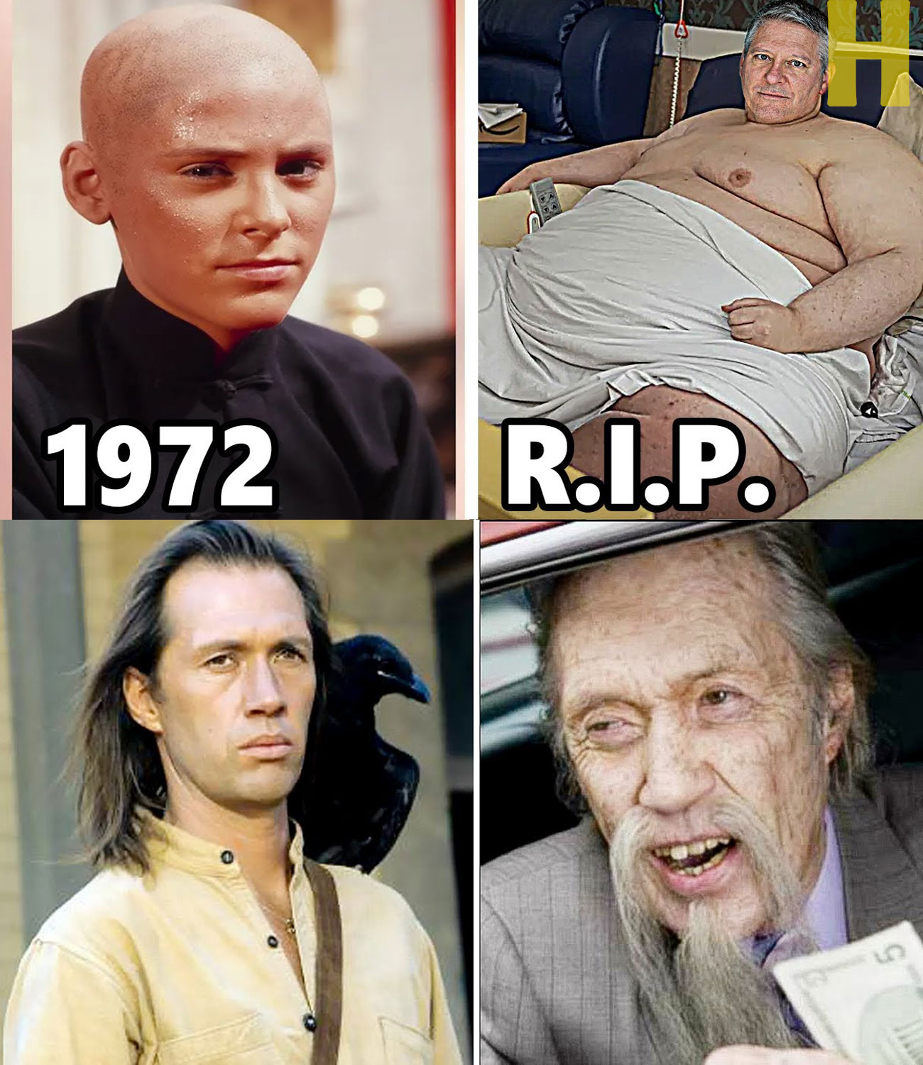 Kung Fu (1972-1975) Cast: Then and Now Thanks For The Memories.