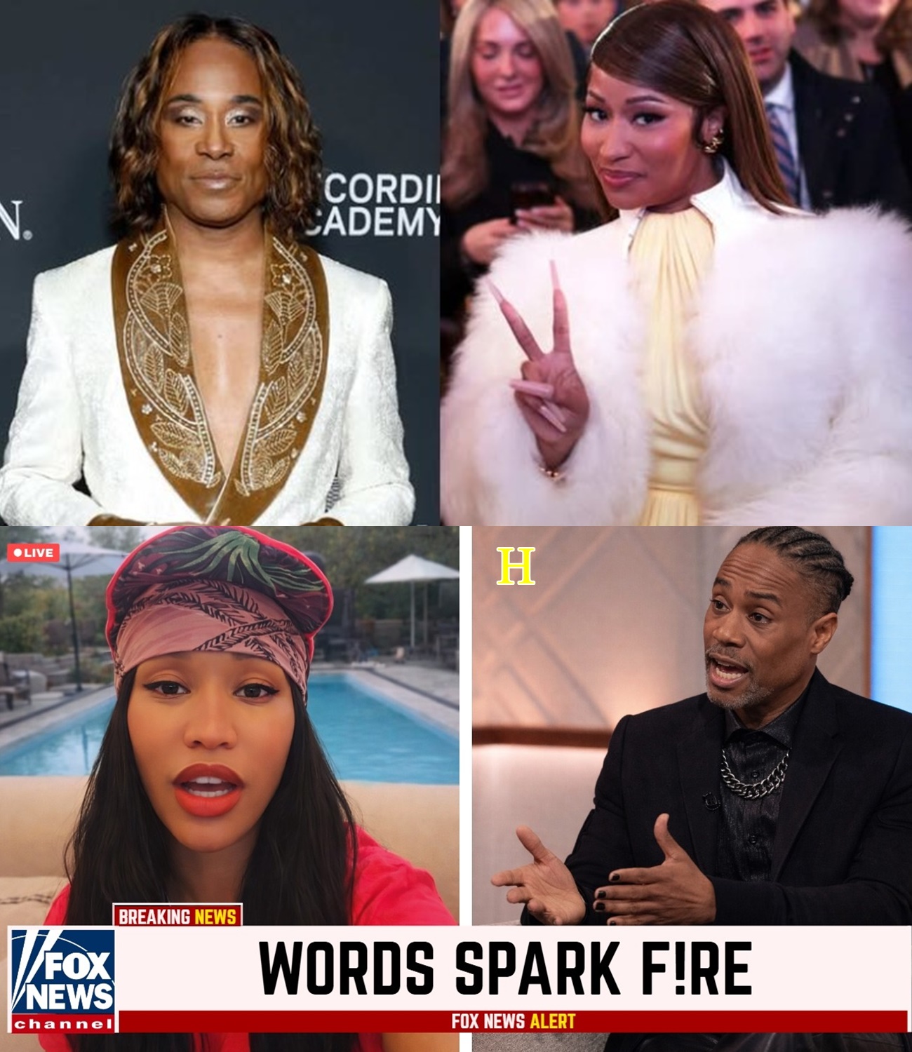 Billy Porter Calls Out Nicki Minaj On Red Carpet